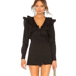 Lovers + Friends x REVOLVE Nora Ruffled 100% Cotton Dress Size XS